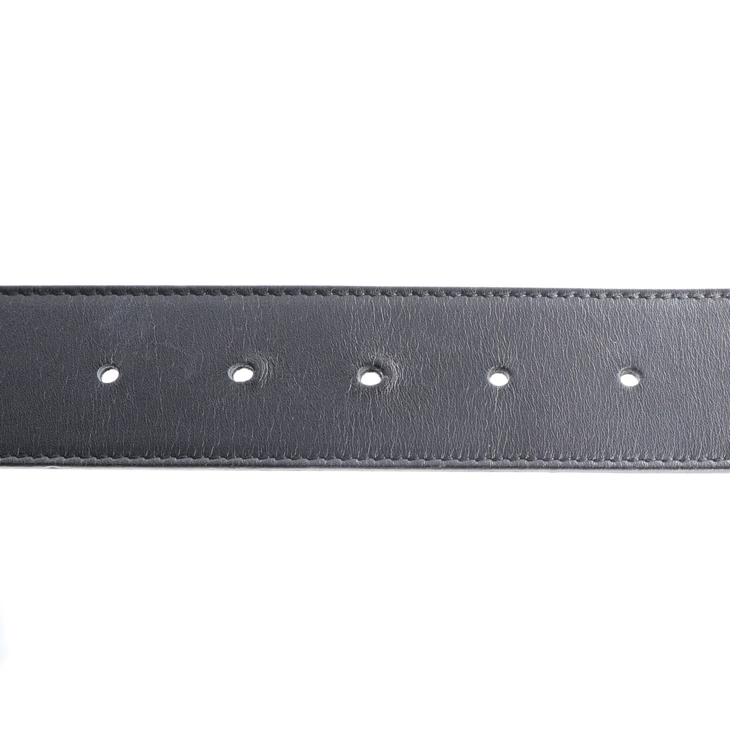 Moon Calfskin Torchon Double G 40mm Belt 90 36 Black