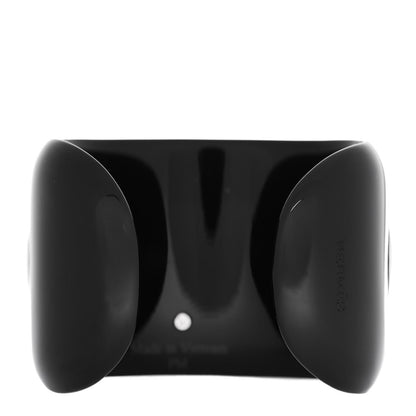 Hermes Horn Sterling Silver Cuff PM Black 2 of 5