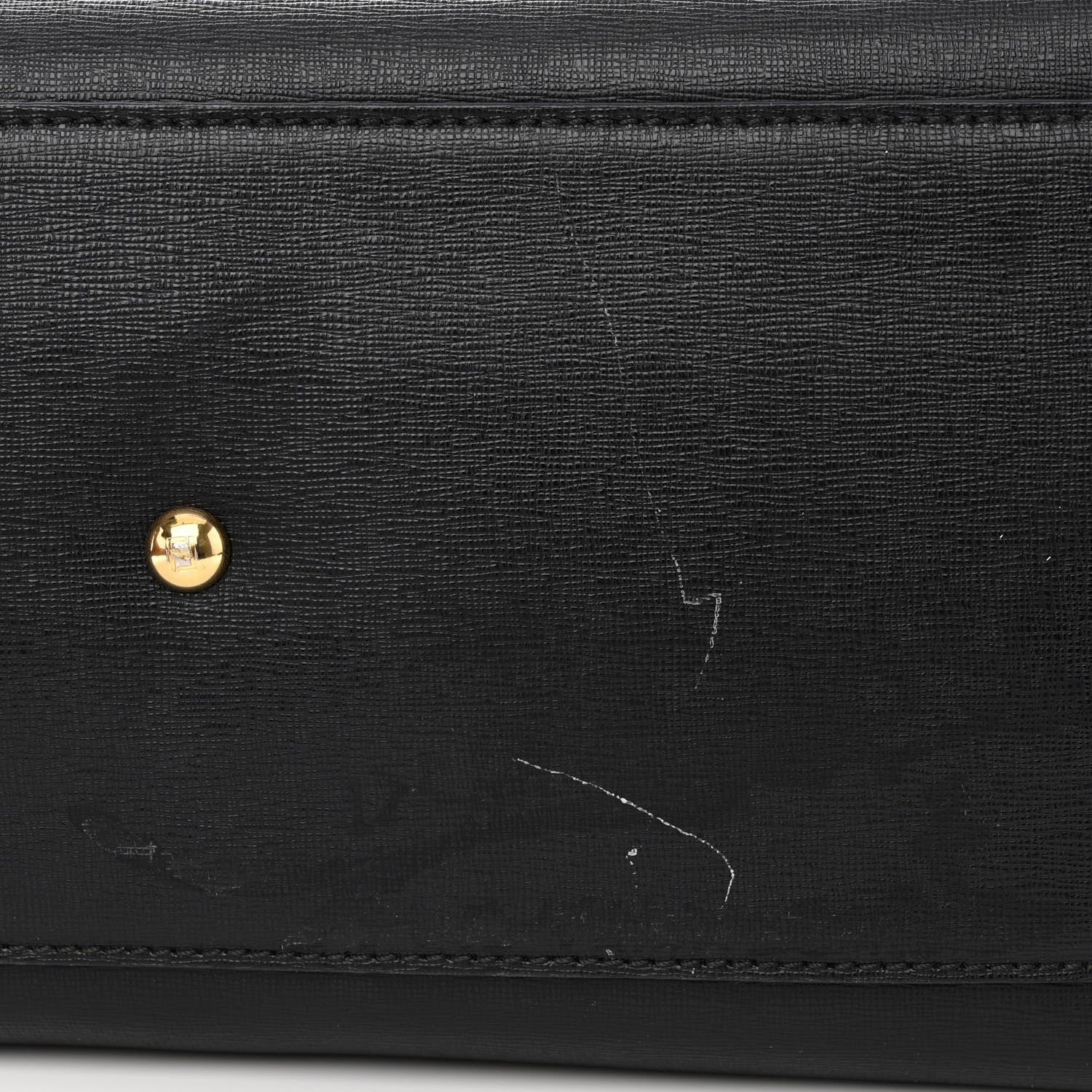 Fendi Vitello Elite Regular 2Jours Tote Black 15 of 17