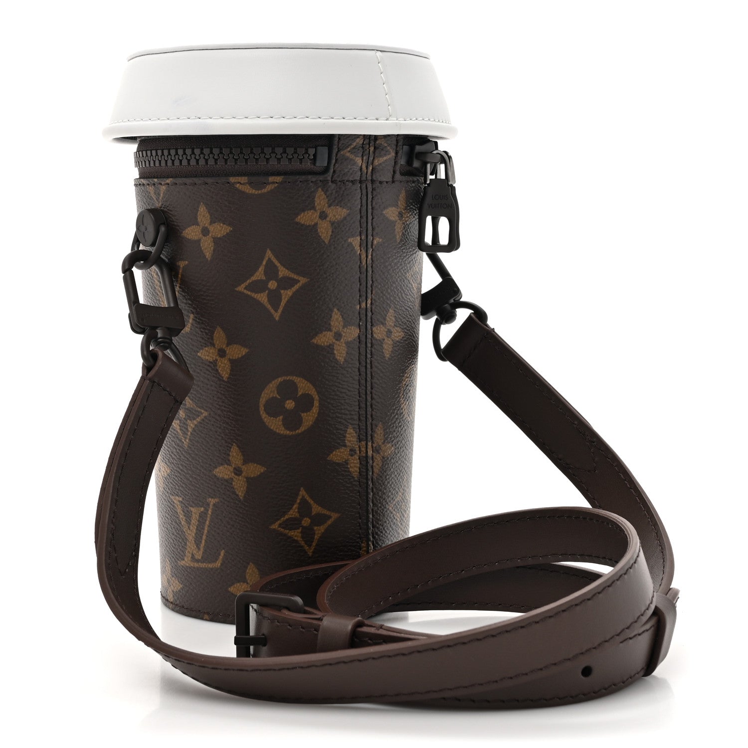Louis Vuitton Monogram Calfskin Everyday LV Coffee Cup Pouch 3 of 9