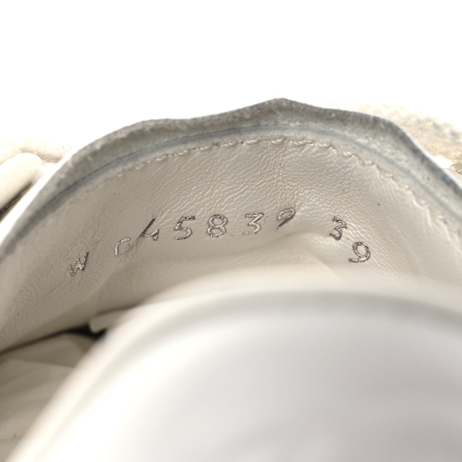 Chanel Laminated Calfskin Suede Quilted Womens CC Sneakers 39