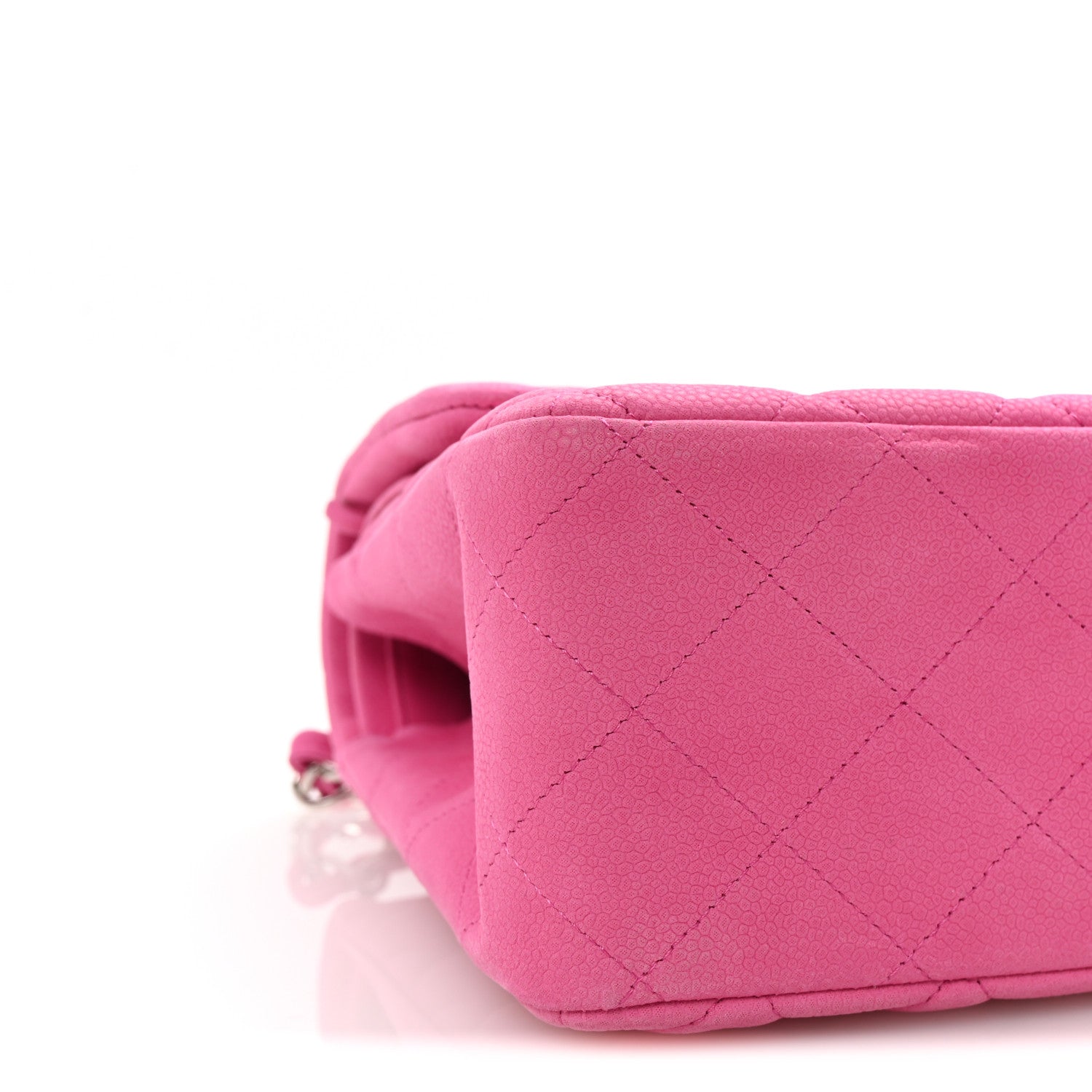 Chanel Iridescent Caviar Quilted Jumbo Double Flap Pink 9 of 10
