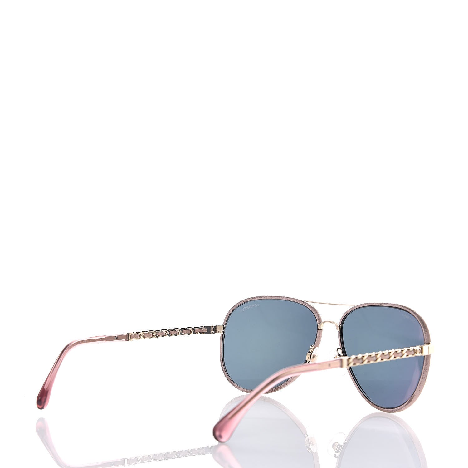 Chanel Pilot Winter Sunglasses 4219-Q Light Pink 4 of 7