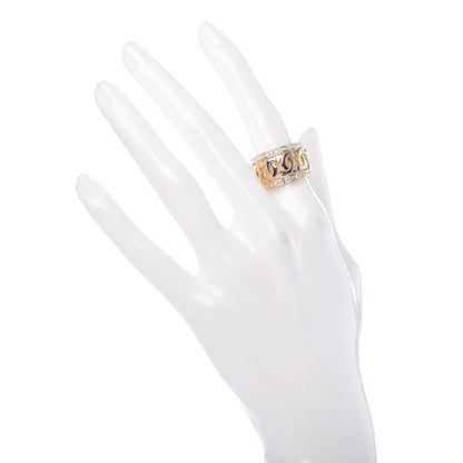 Cartier 18K Yellow Gold Diamond Entrelaces Ring 52 6 2 of 6