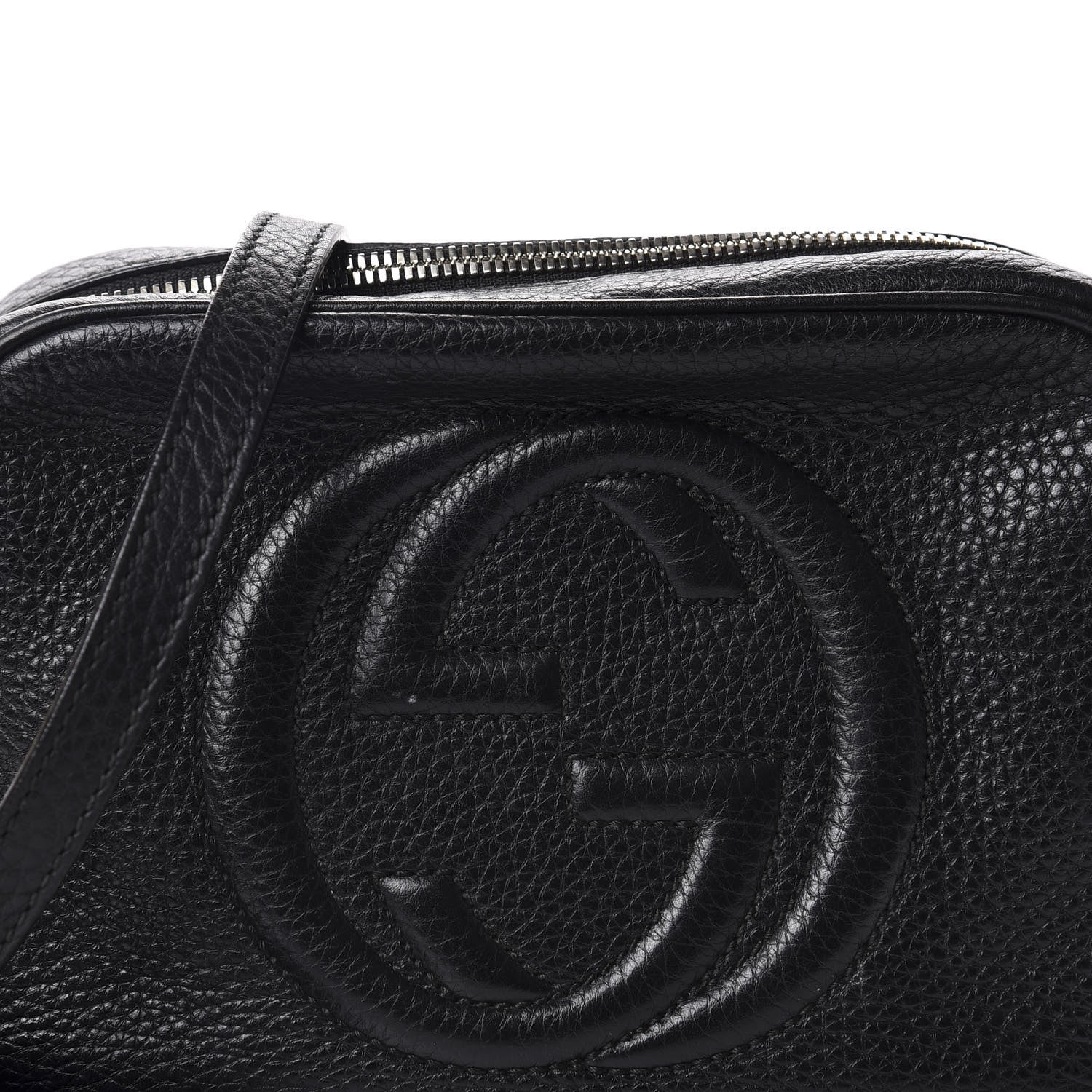 Gucci Pebbled Calfskin Small Soho Disco Bag Black 10 of 10