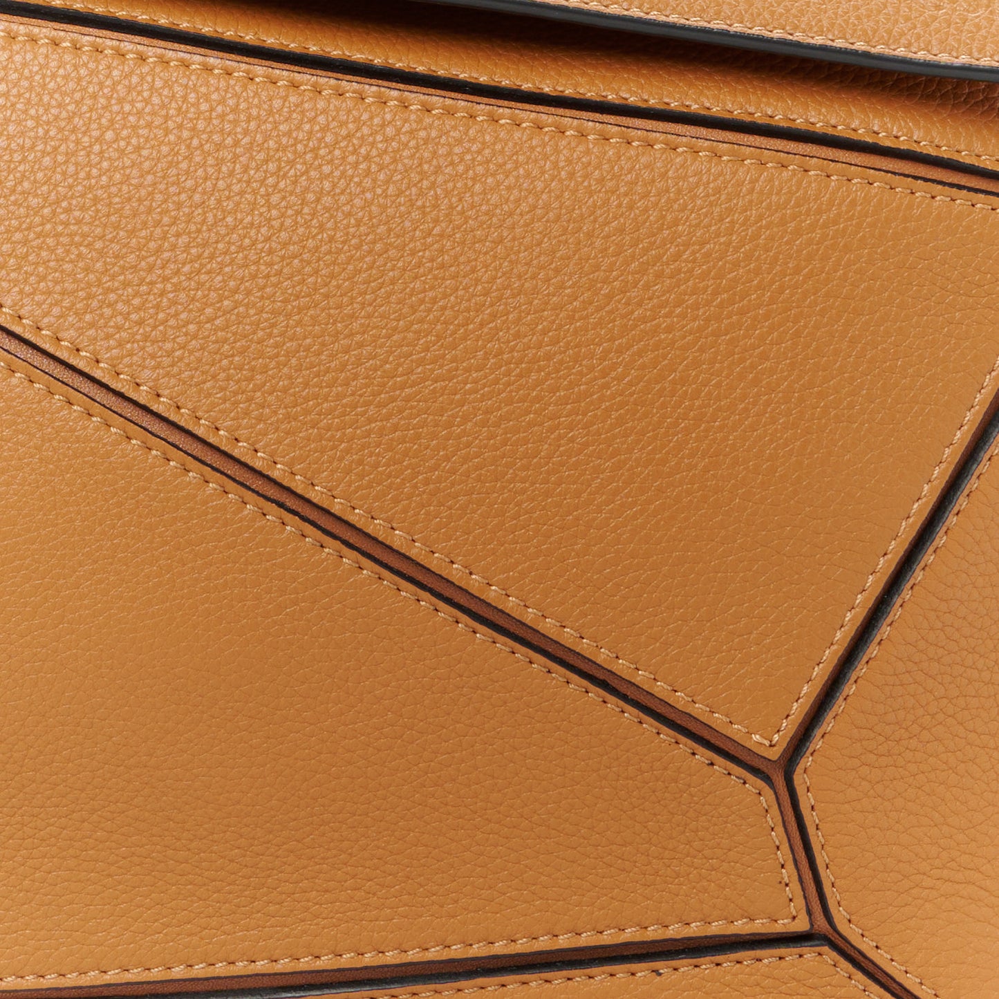 Calfskin Medium Puzzle Bag Tan