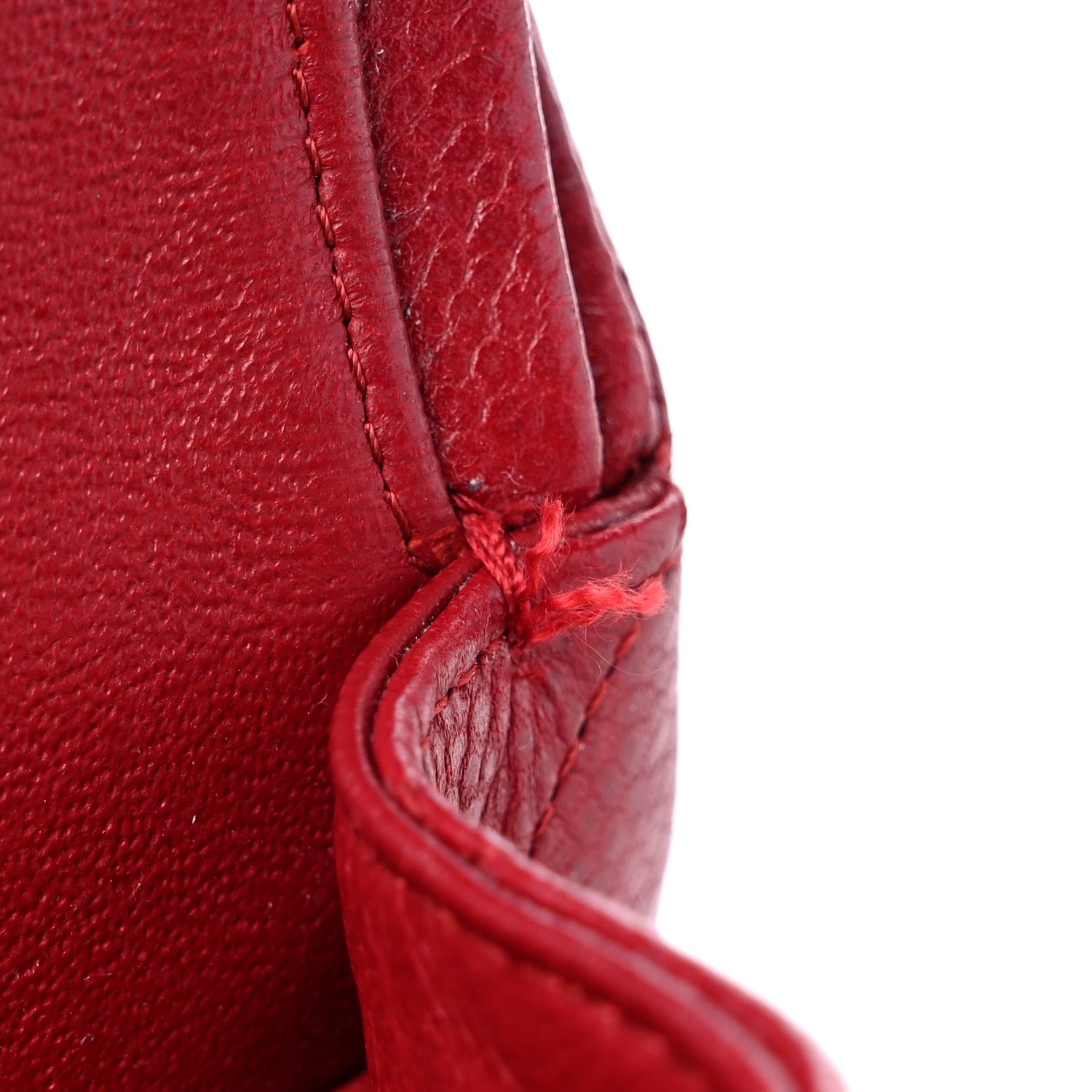 Chanel Caviar Quilted Medium Double Flap Dark Red 18 of 20