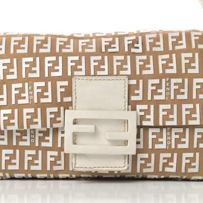 Fendi Zucchino Embellished Mini Mama Baguette Beige 8 of 21