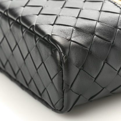 Bottega Veneta Calfskin Intrecciato Bang Bang Vanity Case Black 9 of 9