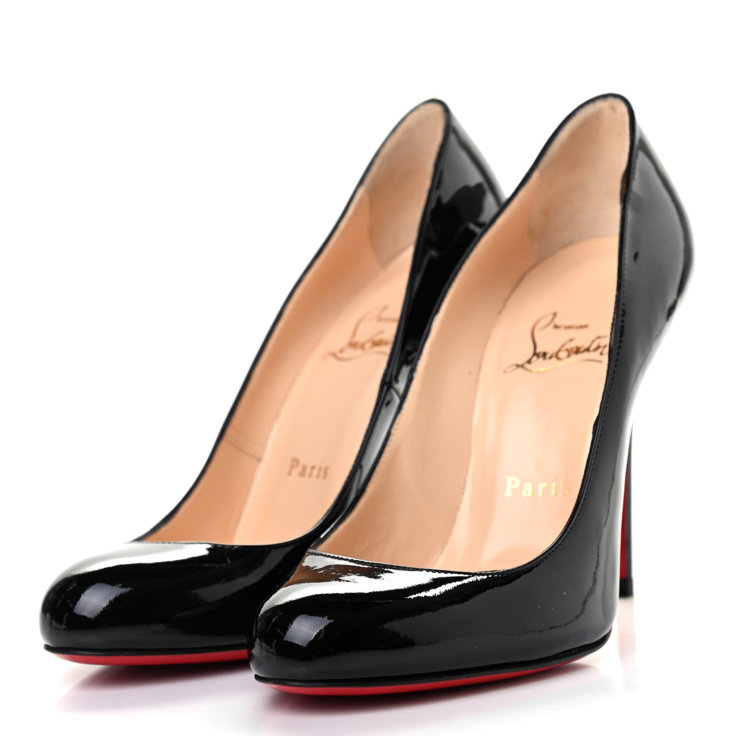 Christian Louboutin Patent Fifille 100 Pumps 36 Black 3 of 9