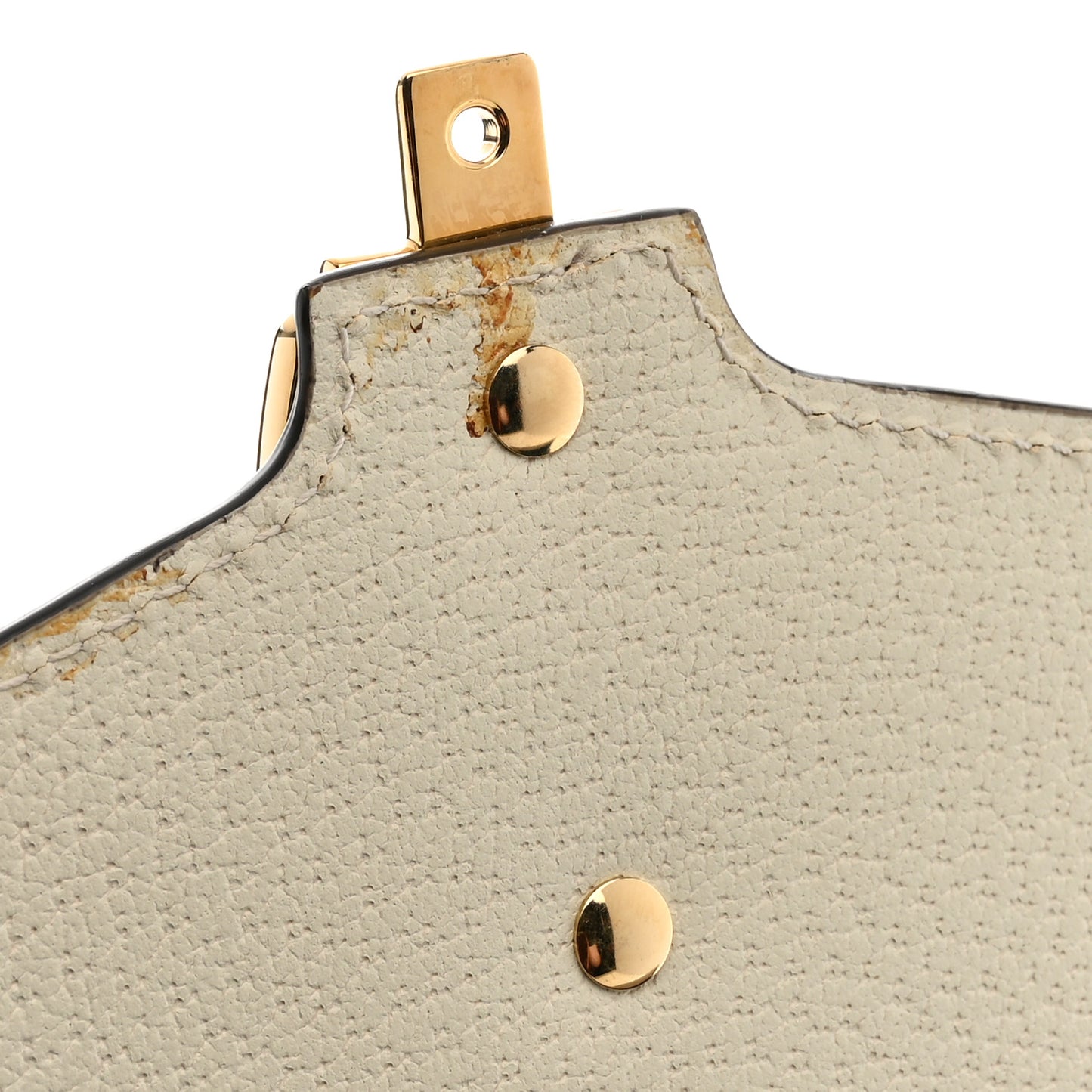 Textured Calfskin Bee Star Print Small Sylvie Shoulder Bag Mystic White