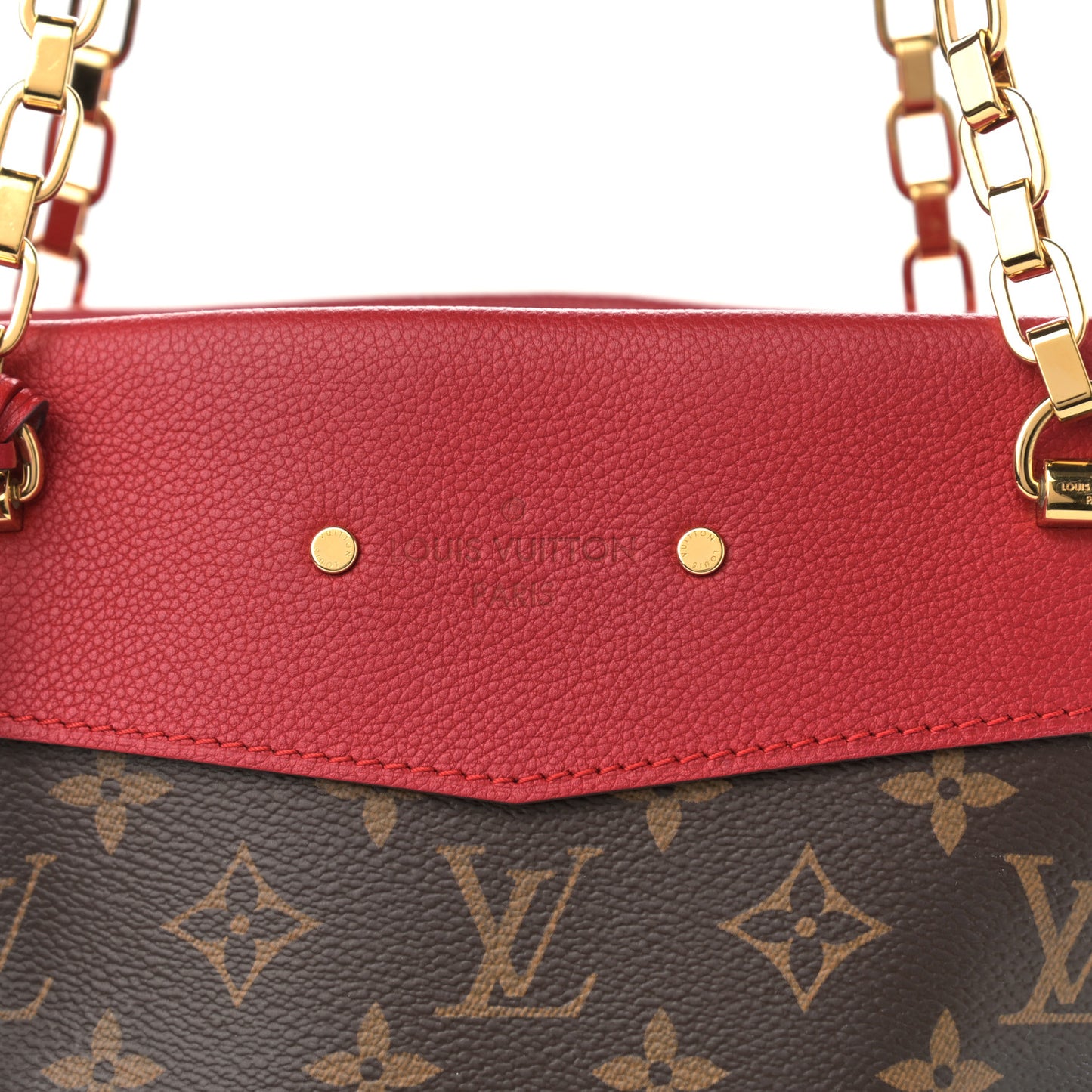 Monogram Pallas Shopper Cherry