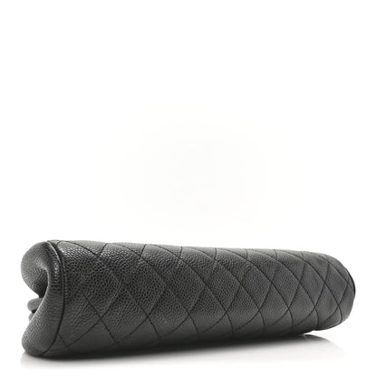 Chanel Caviar Quilted Timeless Clutch Black 8 of 10