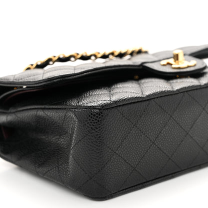 Chanel Caviar Quilted Medium Double Flap Black 9 of 11