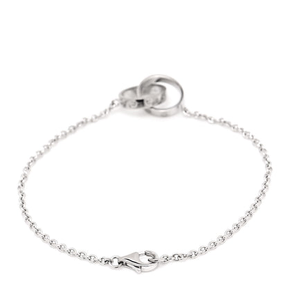Cartier 18K White Gold Interlocking LOVE Bracelet 3 of 6