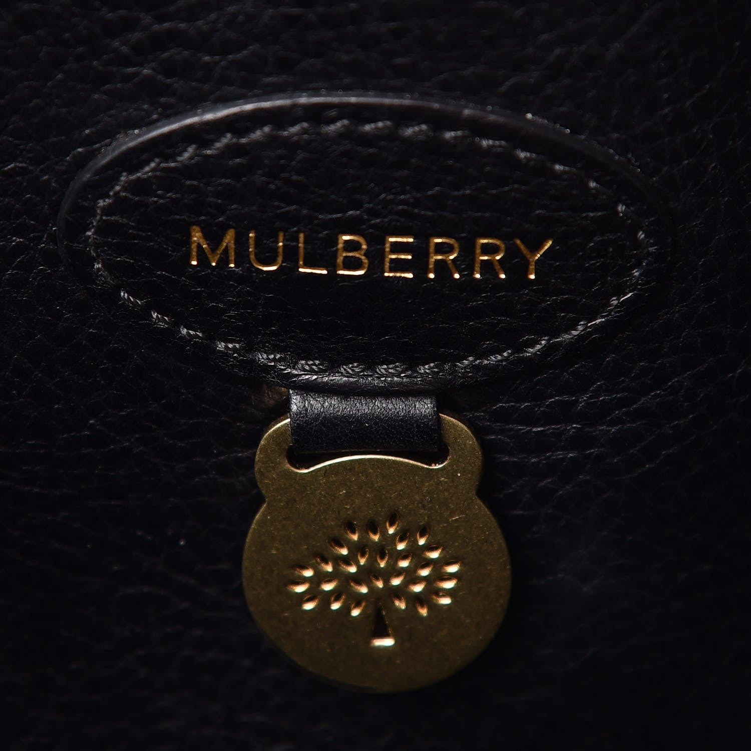 Mulberry Natural Leather Bayswater Black 8 of 13