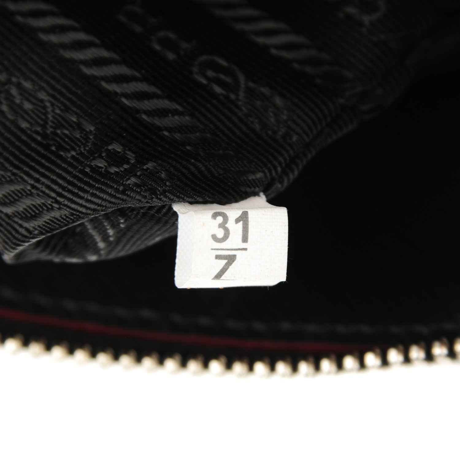 Prada Saffiano Lux Promenade Backpack Black Rosso 8 of 9