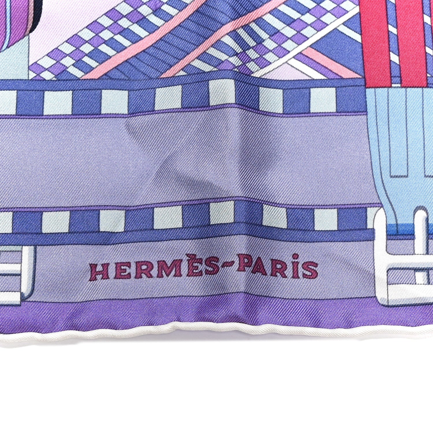 Hermes Silk Sangles En Zigzag Scarf 90 2 of 4