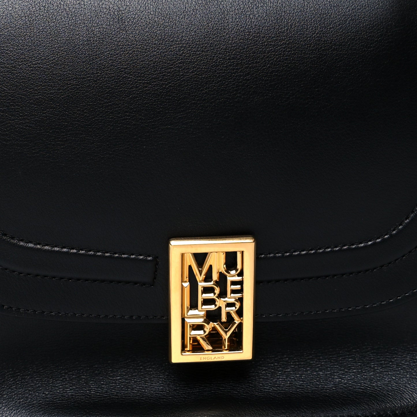 Silky Calfskin Sadie Satchel Black