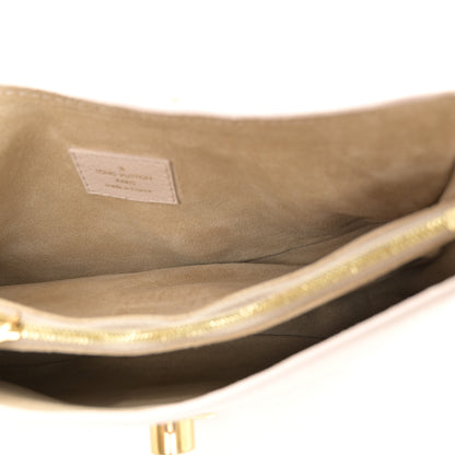Louis Vuitton Grained Calfskin Low Key Shoulder Bag Limestone Gray 5 of 10