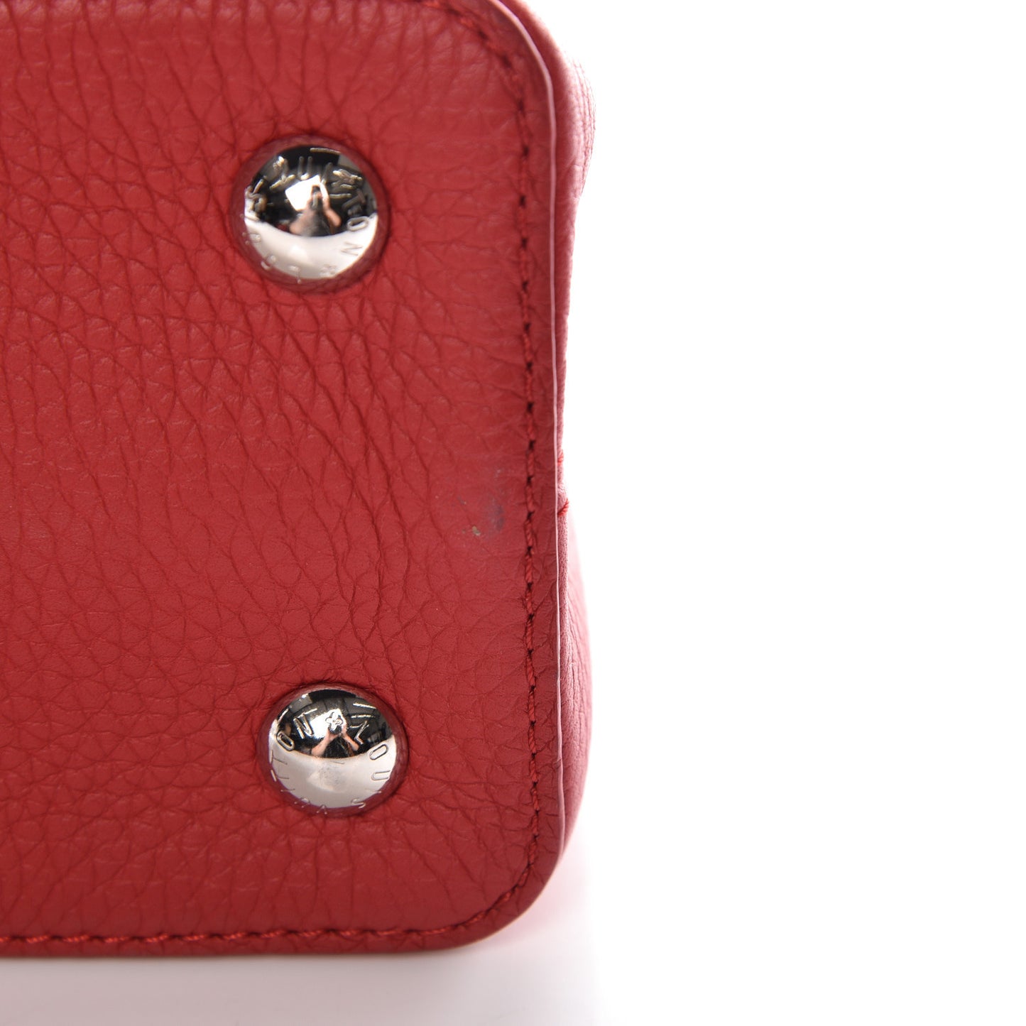 Taurillon Capucines PM Rubis