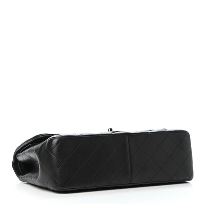 Chanel Lambskin Quilted Jumbo Double Flap Black 3 of 4