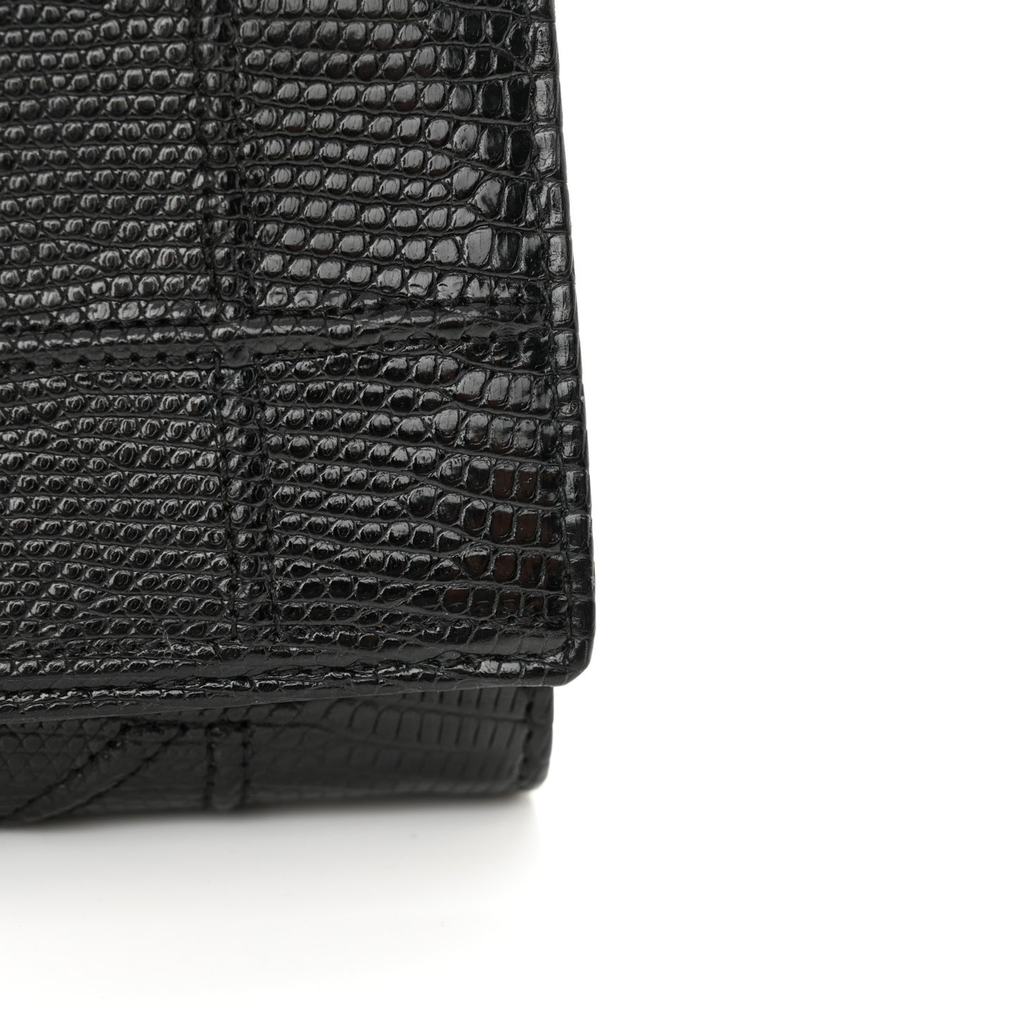 Lizard Diorama Croisiere Chain Wallet Black