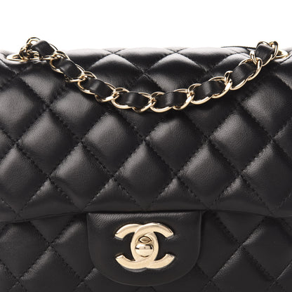 Chanel Lambskin Quilted Mini Square Flap Black 10 of 10