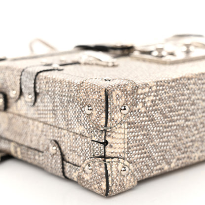 Louis Vuitton Lizard Petite Malle Silver 8 of 11
