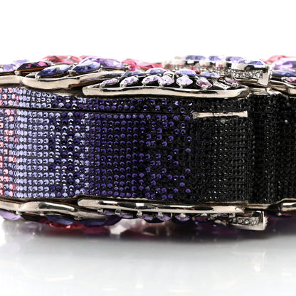 Judith Leiber Crystal Butterfly Celestrina Minaudiere Clutch Plum 7 of 13