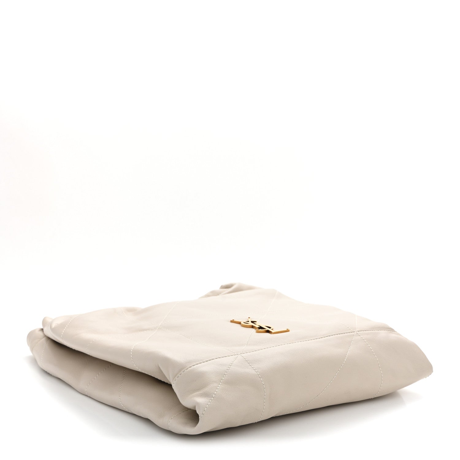 Saint Laurent Lambskin Matelasse Monogram Medium Jamie 4.3 Pochon Crema Soft 5 of 11