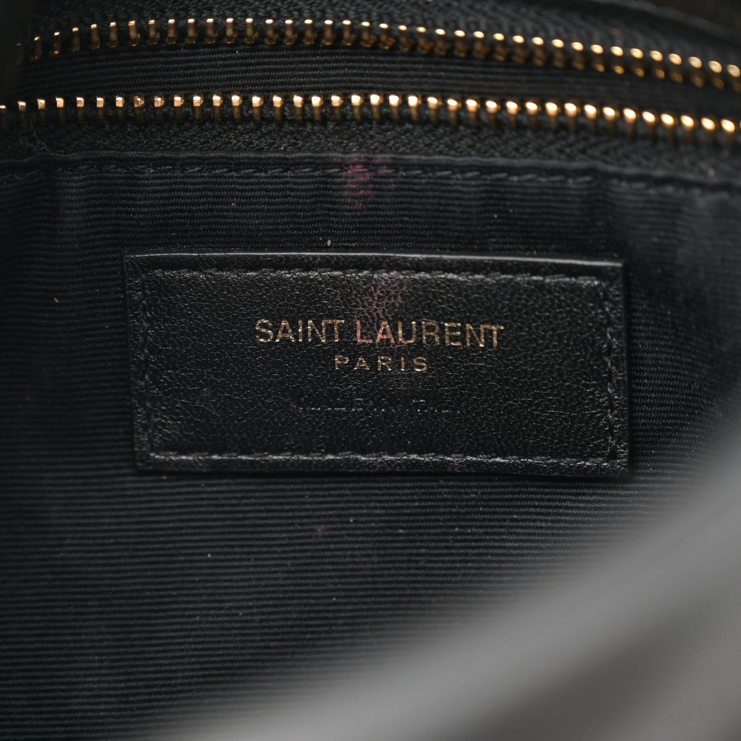 Lambskin Quilted Toy Loulou Puffer Monogram Chain Satchel Black