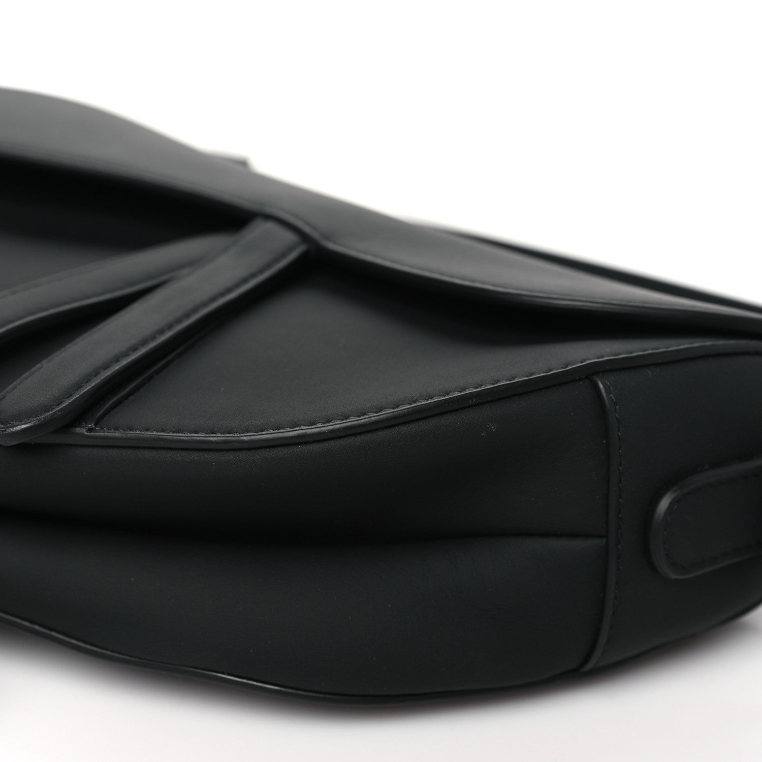 Christian Dior Ultra Matte Calfskin Saddle Bag Black 10 of 10