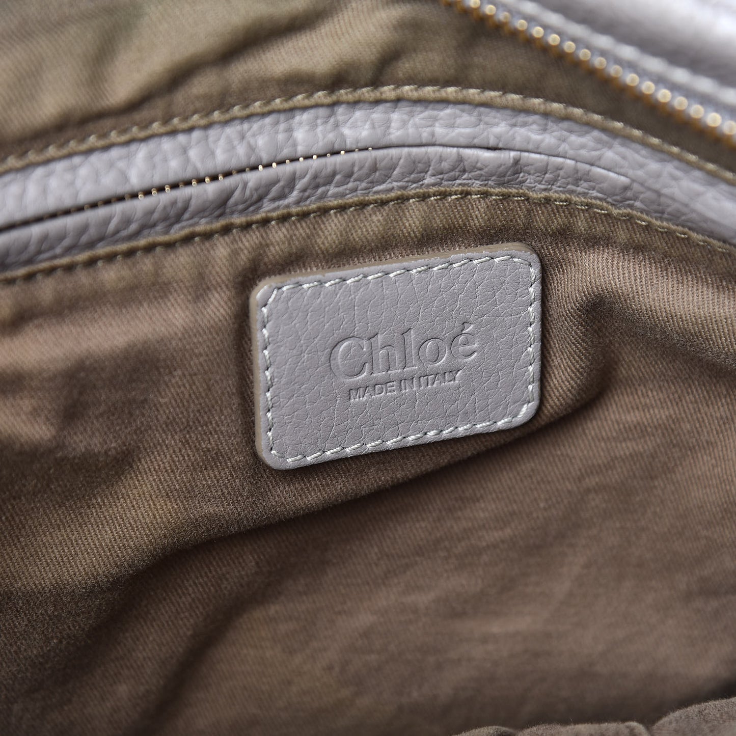 Calfskin Large Marcie Satchel Cashmere Grey
