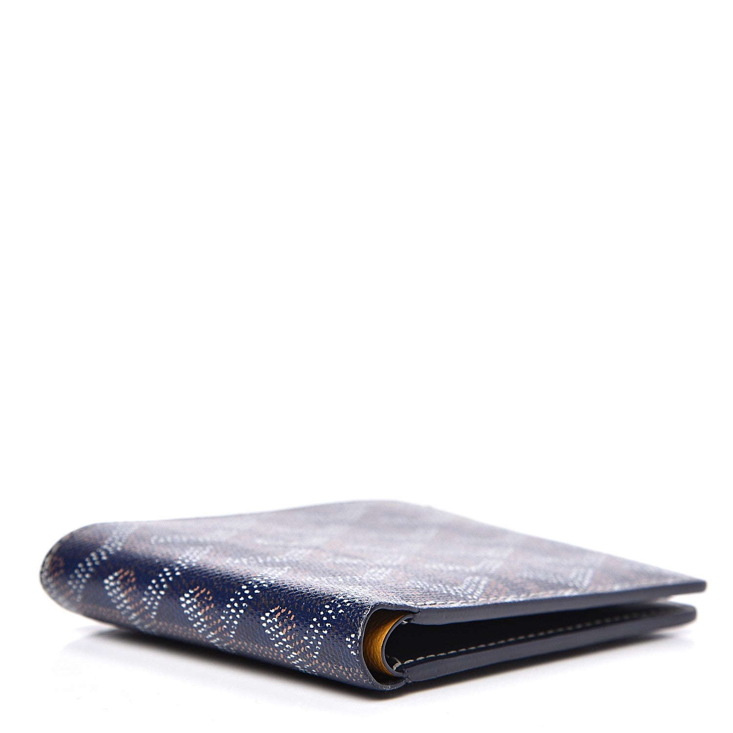 Goyard Goyardine Bi-Fold Victoire PM Wallet Navy 3 of 7
