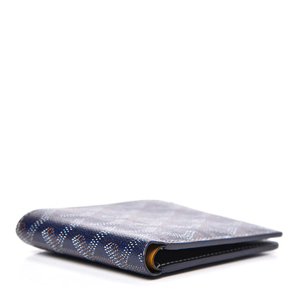 Goyard Goyardine Bi-Fold Victoire PM Wallet Navy 3 of 7