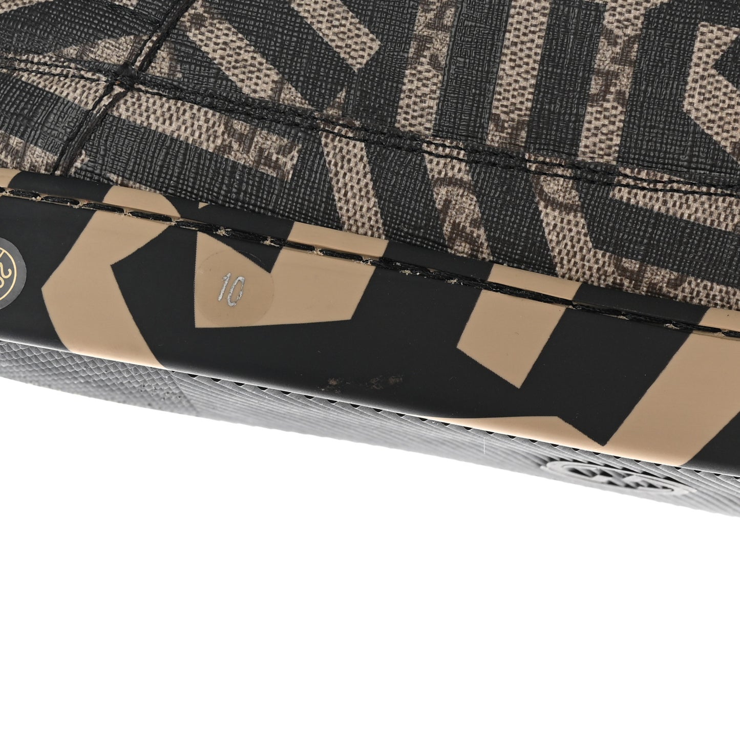 GG Supreme Monogram Caleido Mens Low Top Sneakers 10 Black