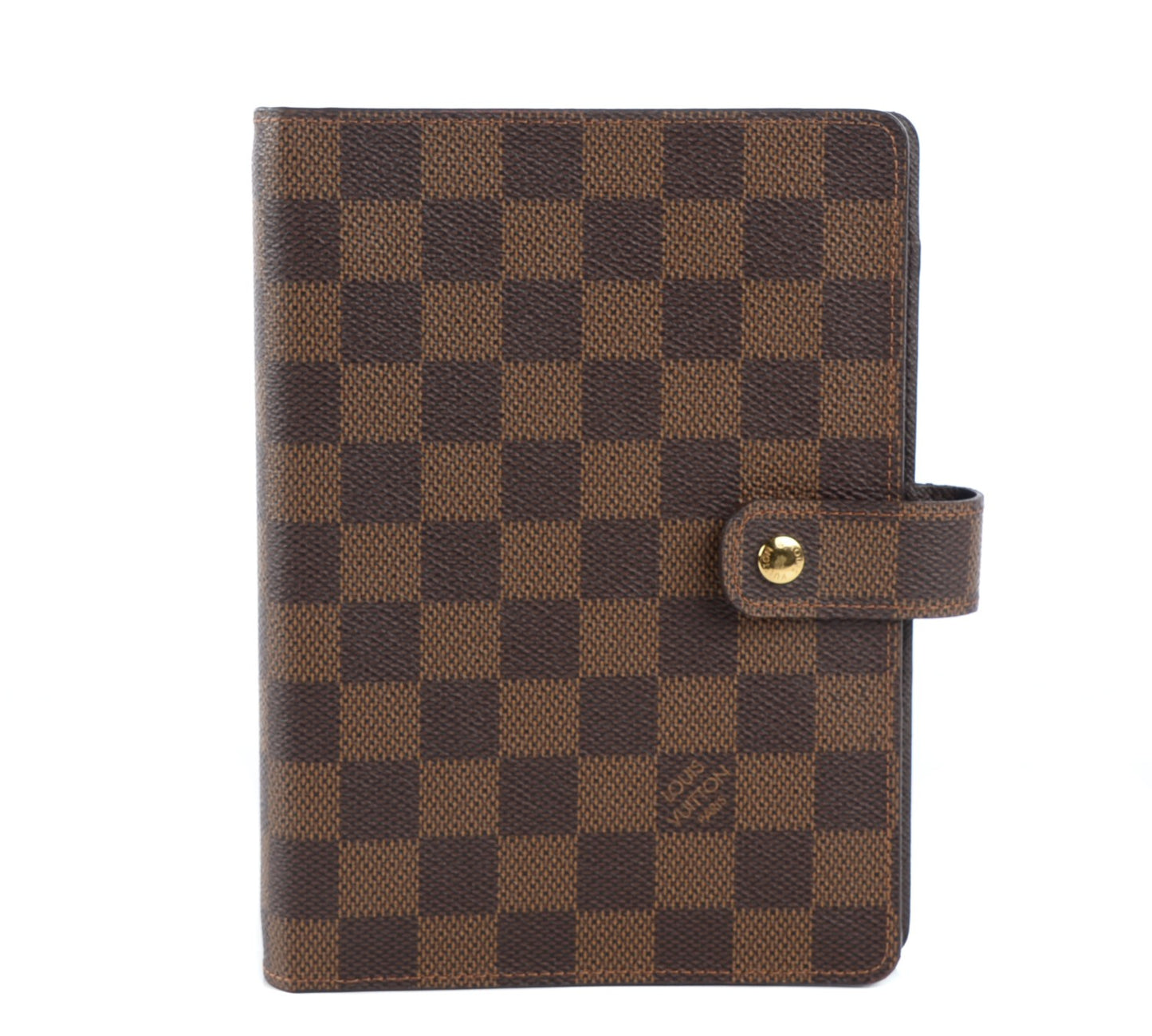 Damier Ebene Medium Ring Agenda Cover
