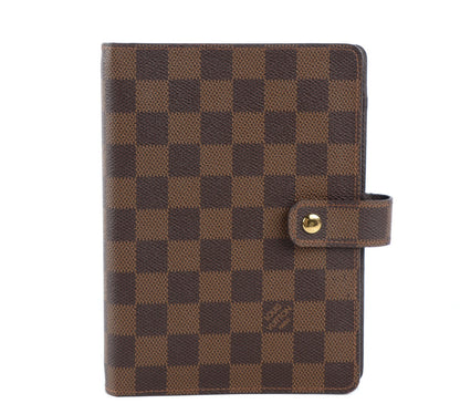 Louis Vuitton Damier Ebene Medium Ring Agenda Cover 1 of 7