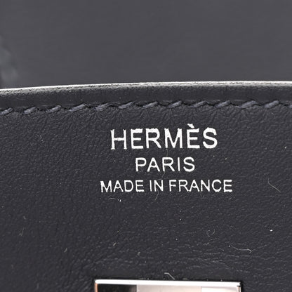 Hermes Feutre Swift Go Team Birkin 25 Caban Bleu Nuit 6 of 12