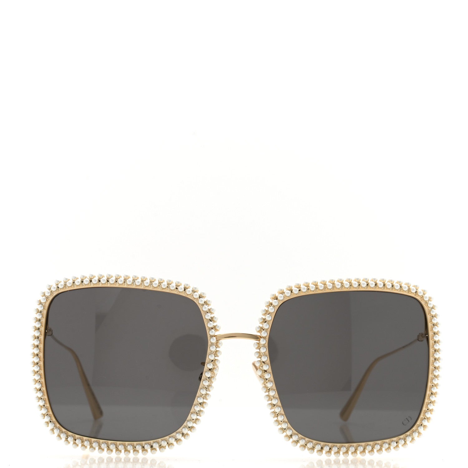 Christian Dior Metal Pearl MissDior S2U Sunglasses Gold Smoke 2 of 9