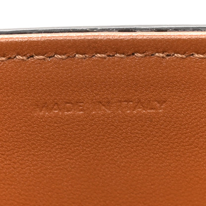 Celine Canvas Calfskin Medium Classique Triomphe Bag White Tan 8 of 18