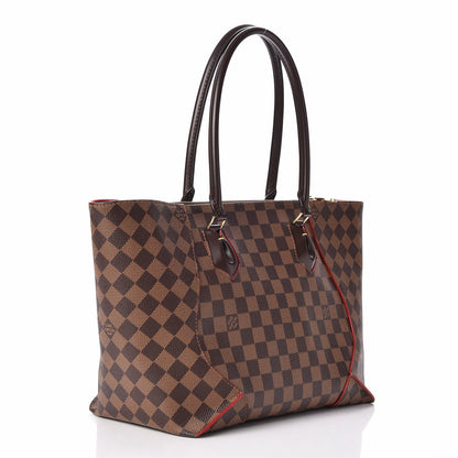 Louis Vuitton Damier Ebene Caissa Tote MM Cherry 3 of 14