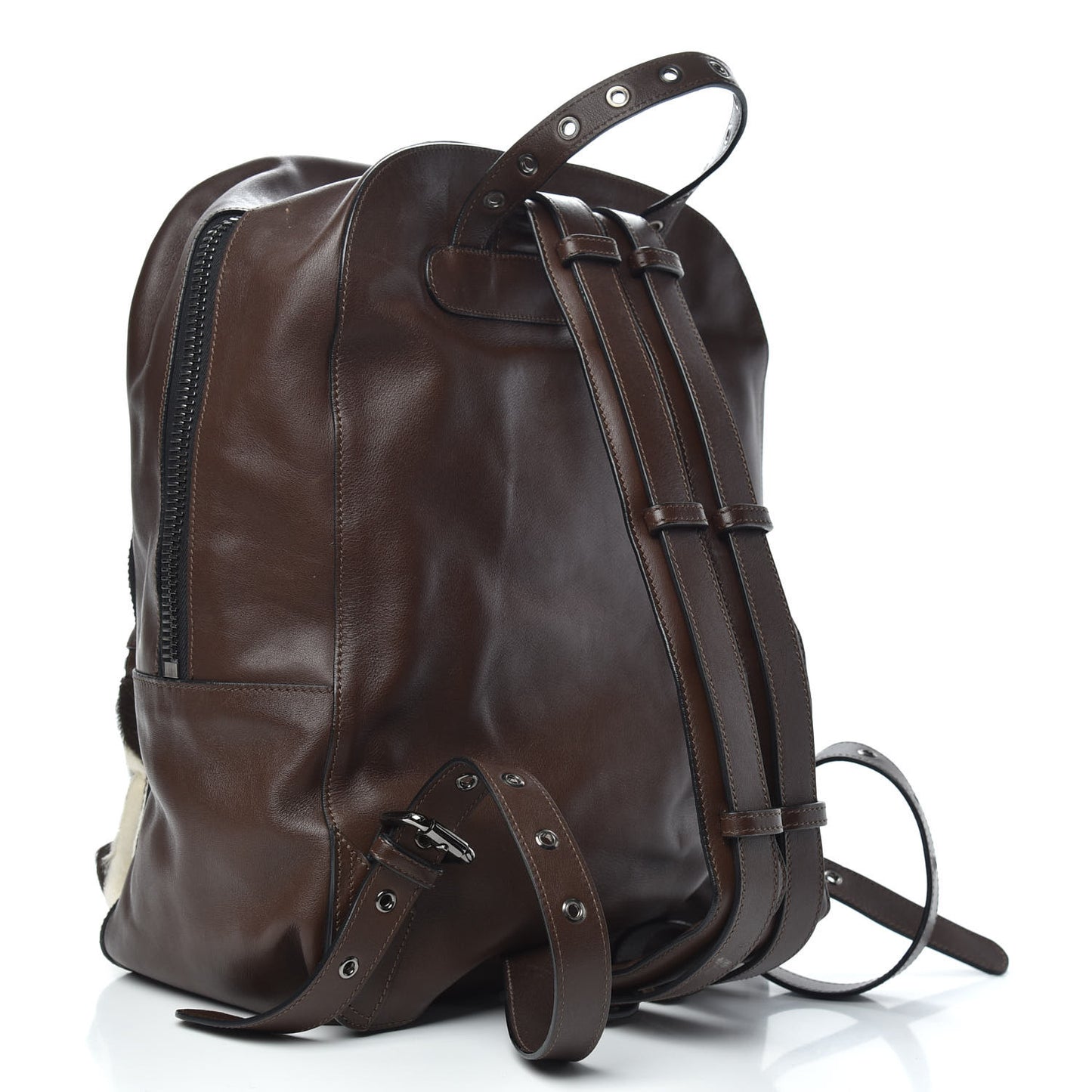 Calf Hair Aliosha Backpack Brown