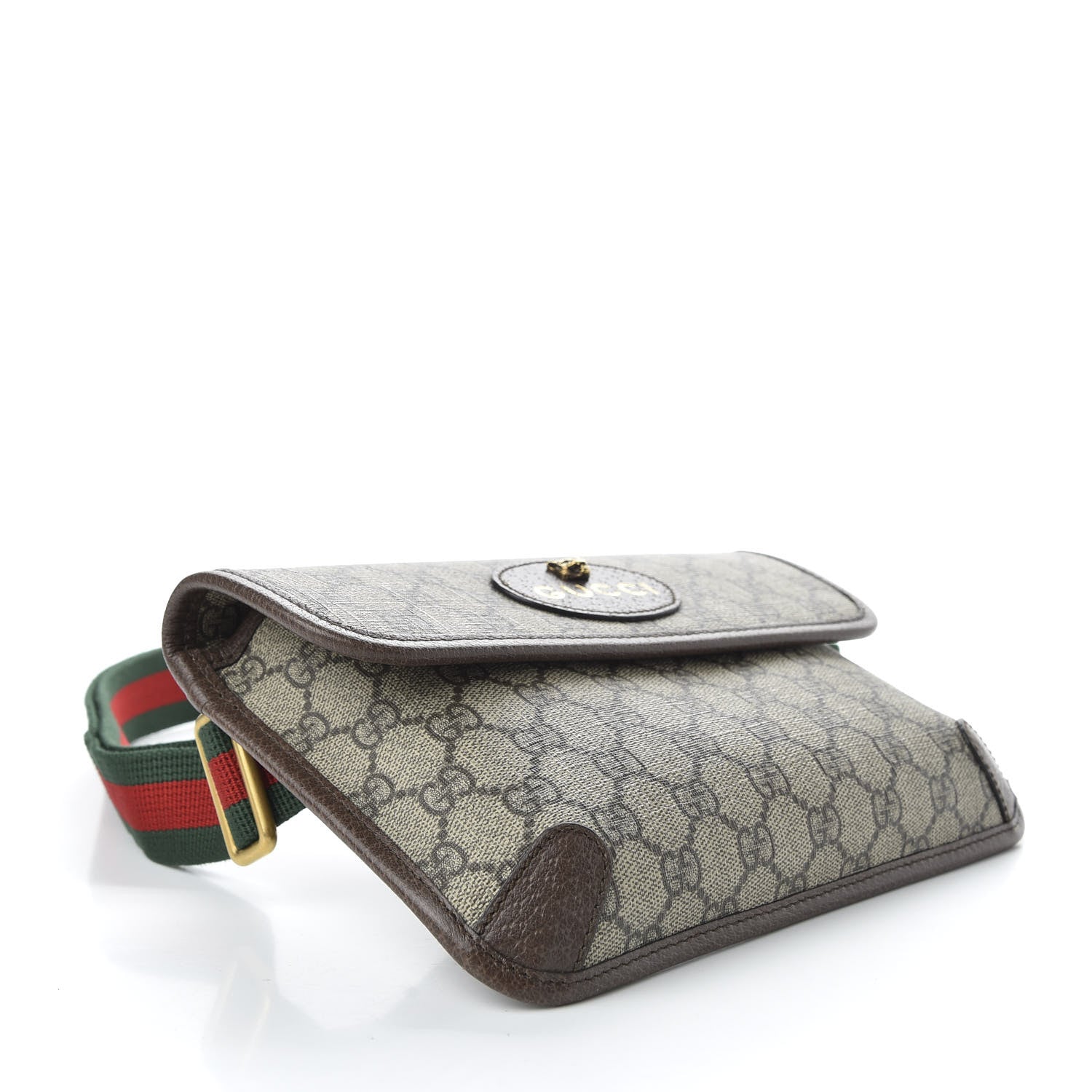 Gucci GG Supreme Monogram Neo Vintage Web Belt Bag Brown 4 of 11