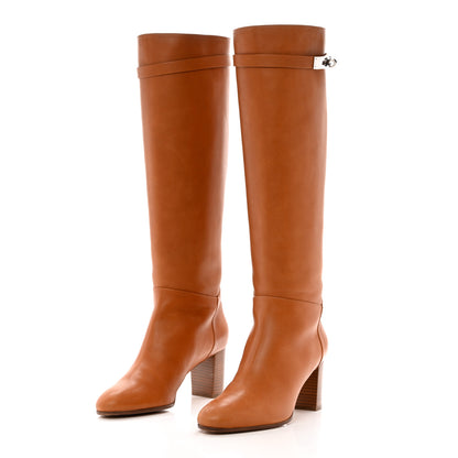 Hermes Heritage Calfskin Story Boots 41 Naturel 3 of 12