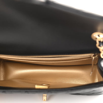 Chanel Lambskin Quilted Mini Rectangular Pearl Crush Flap Black 5 of 11