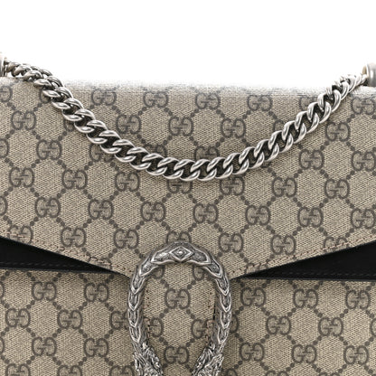 Gucci GG Supreme Monogram Medium Dionysus Shoulder Bag Black 8 of 11