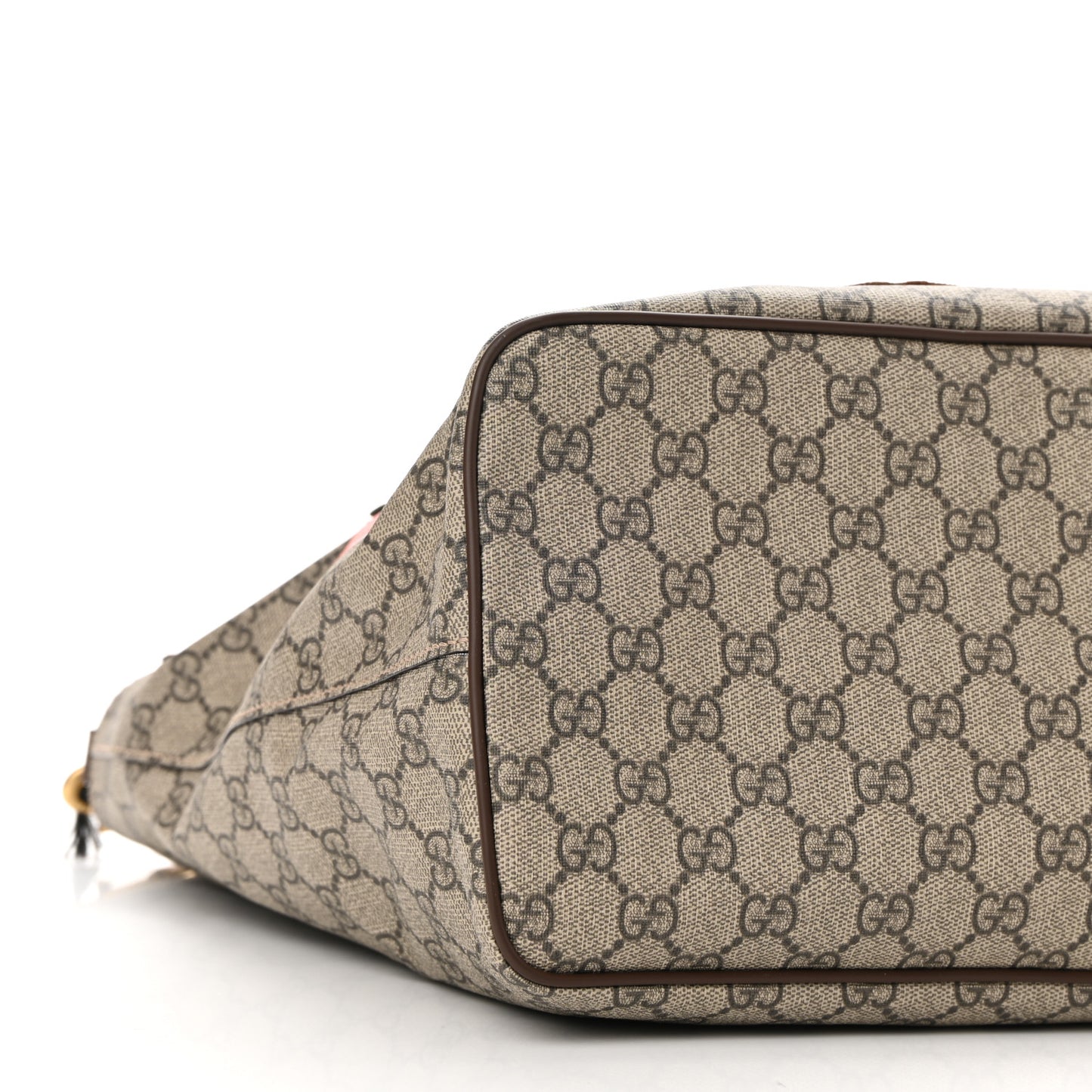 Soft GG Supreme Monogram Courrier Medium Crossbody Tote Beige New Acero