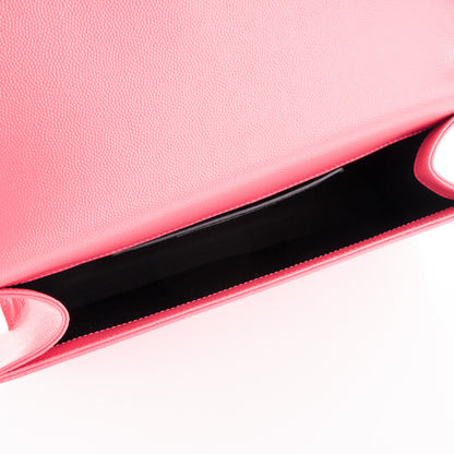 Saint Laurent Grain De Poudre Classic Monogram Kate Clutch Rose Clair 5 of 5